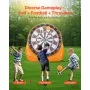 Oppustelig fodboldpil over 6 ft med 4 kickballs 12 tennispumpe