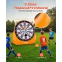 Oppustelig fodboldpil over 6 ft med 4 kickballs 12 tennispumpe