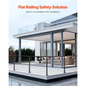 Cable Railing Post 36x2x2 In Horizontal-Hole Post 1JZLGZXHS9148RVYS001V0