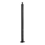 1-Pack Cable Railing Post, 36x2x2 In Horizontal-Hole Deck Railing Post with Pre-Drilled Holes, Stainless Steel Cable Rail Post w