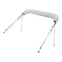 4 Bow Boat Bimini Tops, 600D Polyester Canopy with Aluminum Alloy Frame, Waterproof & Sun Shade Boat Awning Canopy with Storage 