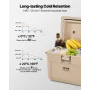 Portable Cooler, 16.5 QT Hard Cooler with Ice Retention, Heavy-Duty Handles and Cup Holder, Lightweight Rigid Material Insulated