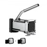 French Fry Cutter Stainless Steel Potato Vegetable Slicer Chopper 2 Blades