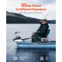 55 lb 12v tryk elektrisk trolling motor saltvand bådmotor 54