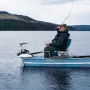 Electric Trolling Motor, 12V 55lbs Thrust with GPS, 10-Speed Bow Mounted Saltwater Outboard Boat Motor with Remote Control & LCD