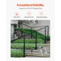 Cable Railing Post, 42x2x2 Inch Stair Railing Post, with Pre-Drilled 30° Angled Holes, Stainless Steel Cable Rail Post with Hori