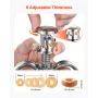 Donut indskyder manual donut dropper hopper rustfrit stål
