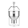 Donut Depositor, Large Capacity Manual Donuts Dropper, 304 Stainless Steel Commercial Batter Dispenser, 6 Thicknesses Adjustment