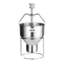 Donut Depositor, Large Capacity Manual Donuts Dropper, 304 Stainless Steel Commercial Batter Dispenser, 6 Thicknesses Adjustment