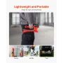 Portable Pipe Vise, Lightweight Aluminum Pipe Vise with 1/8" to 1-1/2" Clamping Capacity, Ideal for Onsite Plumbing Installation