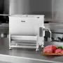 Manual Meat Mixer, 80L Fixed Tank Meat Processing Equipment(Mixing Max 80LBS for Meat), Stainless Steel Meat Mixer, Sausage Mixe