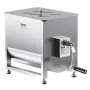 Manual Meat Mixer, 80L Fixed Tank Meat Processing Equipment(Mixing Max 80LBS for Meat), Stainless Steel Meat Mixer, Sausage Mixe