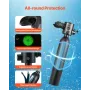 Scuba Tank, 0.5L Portable Diving Tank, Diving Oxygen Cylinder with Pump Supports 5-10 Minutes Underwater Breathing, 98.43 ft Div