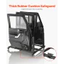 Jeep Door Storage Cart, 4 Doors Moveable Storage Cart Rack with Thickened Rubber Cushion, Sturdy Car Door Holder Cart Fit for Je