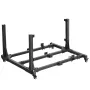 Jeep Door Storage Cart, 4 Doors Moveable Storage Cart Rack with Thickened Rubber Cushion, Sturdy Car Door Holder Cart Fit for Je