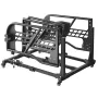 Jeep Door Storage Cart, 4 Doors Moveable Storage Cart Rack with Thickened Rubber Cushion, Sturdy Car Door Holder Cart Fit for Je