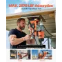 IC Drill 1450W 2878 LBF Portable Mag Drill Press 2 i kedelig