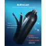 Scuba Tank, 1L Portable Diving Tank, Diving Oxygen Cylinder Support 15-20 Minutes Underwater Breathing, 98.43 ft Diving Depth, R