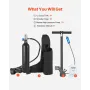 Scuba Tank, 1L Portable Diving Tank, Diving Oxygen Cylinder Support 15-20 Minutes Underwater Breathing, 98.43 ft Diving Depth, R