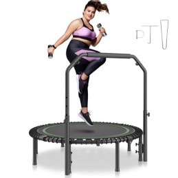51 "Foldbar mini -fitness -trampolin Voksne udøvelse af rebounder med håndtag