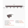 Steel Landscape Edging, 5 Packs 39 x 3 in Rust-Resistant Metal Landscape Edging, Bendable Garden Edging Border, Heavy Duty Lawn 