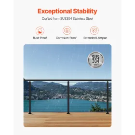 Cable Railing Post 42x1x2 In Horizontal-Hole Post 4JZLGZXHS106REP67001V0