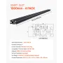 4 pcs 39,4 in (1000 mm) t Slot 2040 Aluminium Ekstrudering