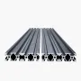 4PCS 39.4 in (1000mm) T Slot 2040 Aluminum Extrusion Profile, European Standard Anodized Linear Rail, High-Strength Extruded Alu