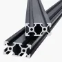 4 pcs 39,4 in (1000 mm) t Slot 2040 Aluminium Ekstrudering