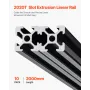 10stk 78,7 i (2000mm) T Slot 2020 Aluminium Ekstrudering