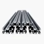 10PCS 59 in (1500 mm) T Slot 2020 Aluminum Extrusion Profile, European Standard Anodized Linear Rail, High-Strength Extruded Alu