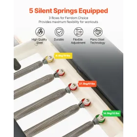 Foldable Pilates Reformer Pilates Machine Home Gym Workout Equipment