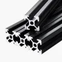 4PCS 47.2 in (1200mm) T Slot 2020 Aluminum Extrusion Profile, European Standard Anodized Linear Rail, High-Strength Extruded Alu