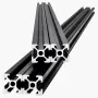 4PCS 47.2 in (1200mm) T Slot 2020 Aluminum Extrusion Profile, European Standard Anodized Linear Rail, High-Strength Extruded Alu