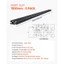 5PCS 59 in (1500 mm) T Slot 2040 Aluminum Extrusion Profile, European Standard Anodized Linear Rail, High-Strength Extruded Alum