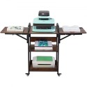 Heat Press Table with Charging Station 3 Tier Movable Heat Press Stand