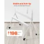 Rolling TV Stand Mobile TV Cart holder op til 198 lbs til