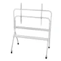 Rolling TV Stand, Mobile TV Cart for 35-100 Inch LED/LCD/OLED Flat/Curved TVs, Portable Monitor Stand with Wheels Hold up to 198