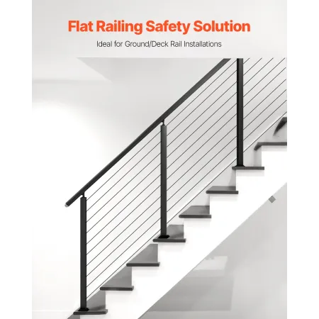 Cable Railing Post 36x1x2 In with 30Â° Angled Holes 1JZLGZXHS91402OS1001V0