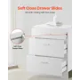 White Shaker Base Cabinet with 3 Drawers, 24-Inch Unassembled Drawer Base Cabinet, 24" W x 19" D x 32" H Ready to Assemble Cabin