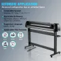 Vinyl Cutter Machine, 53inch Cutting Plotter, Offline Cutting Machine Kit, Precise Roller Shaft High Accuracy Adjustable Speed a