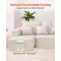 Modular Sectional Sofa, L Shaped Modular Sofa with Chaise, Cloud Sectional Couch with High Rebound Sponge and Density, Upholster