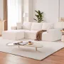 Modular Sectional Sofa, L Shaped Modular Sofa with Chaise, Cloud Sectional Couch with High Rebound Sponge and Density, Upholster
