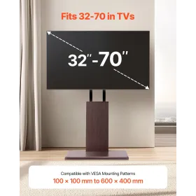 Universal TV Stand Swivel Stand Holds up to 99 lbs for 32-70 Inch Screens