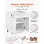 White Shaker Base Cabinet with Drawer, 24-Inch Unassembled Drawer Base Cabinet, 24" W x 19" D x 32" H Ready to Assemble Cabinet 
