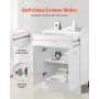 White Shaker Base Cabinet with Drawer, 24-Inch Unassembled Drawer Base Cabinet, 24" W x 19" D x 32" H Ready to Assemble Cabinet 