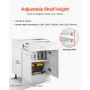 White Shaker Base Cabinet with Drawer, 24-Inch Unassembled Drawer Base Cabinet, 24" W x 19" D x 32" H Ready to Assemble Cabinet 