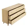 6 Drawer Dresser, Wooden Chest of Drawers with Sliding with Anti-tip Device, Modern Minimalist Dresser Chest, Closet Storage Org
