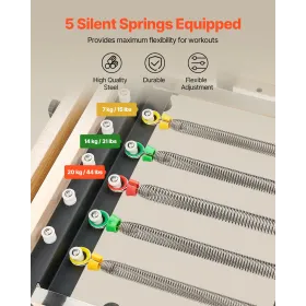 Foldbare Pilates Reformer Wooden Pilates Machine Home Gym Equipment