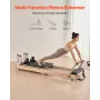 Foldbare Pilates Reformer Wooden Pilates Machine Home Gym Equipment